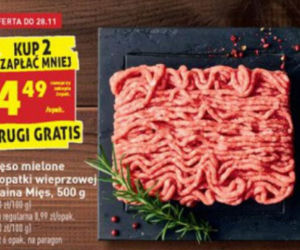 mięso mielone z łopatki 4,49 zł