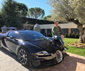 Cristiano Ronaldo i jego Bugatti Veyron