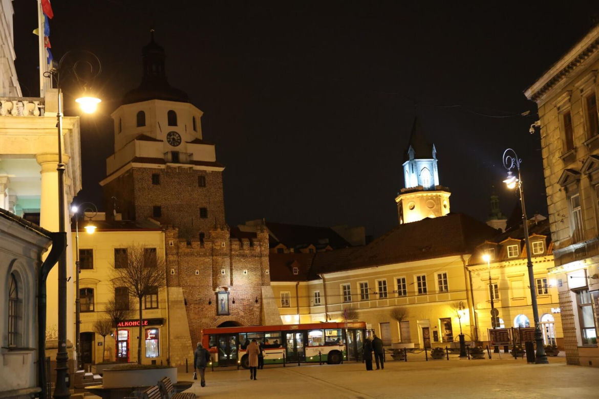 Nocny spacer po Lublinie