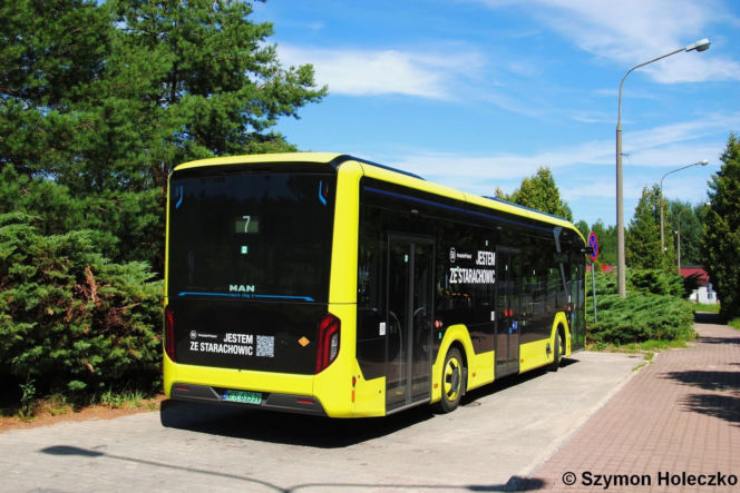 Elektryczny MAN na testach w Skarżysku-Kamiennej