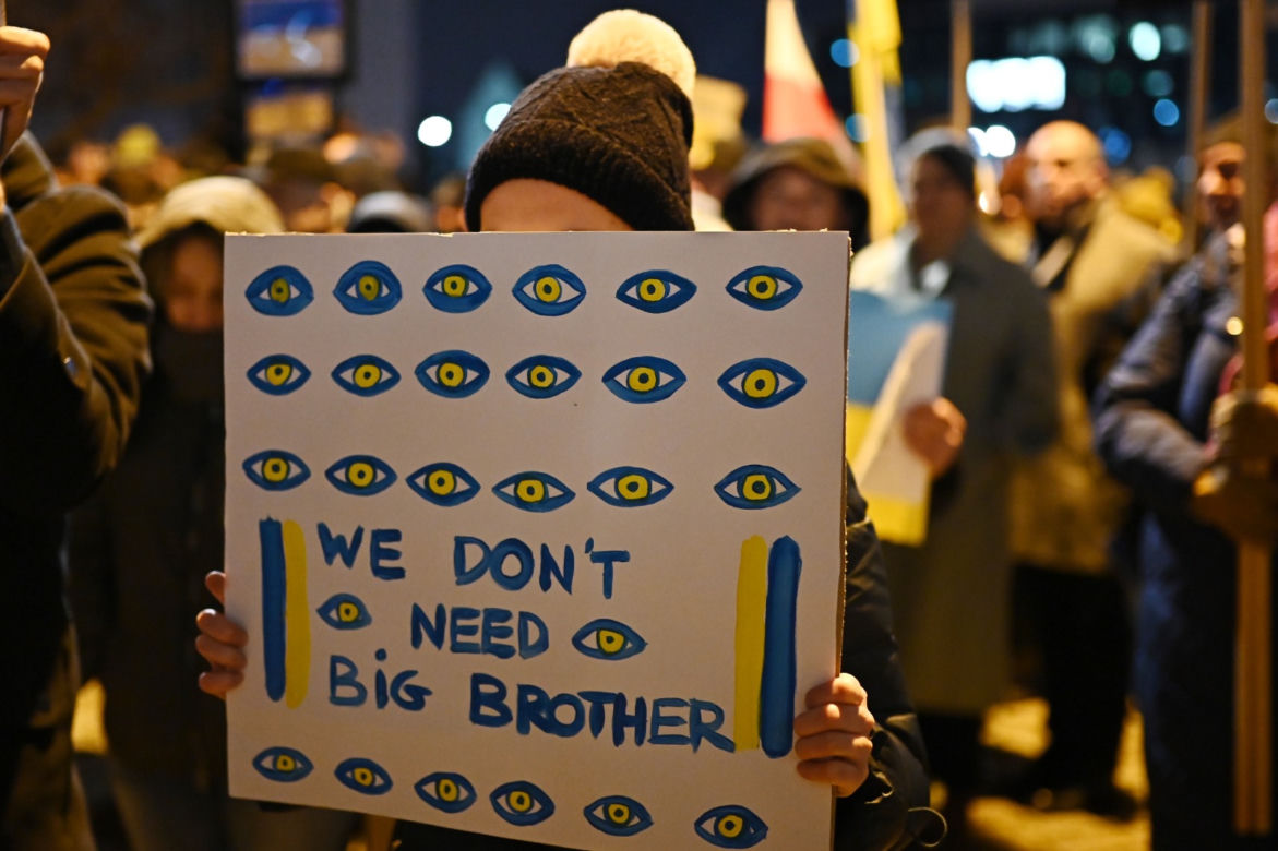 Solidarni z Ukrainą. Wielki wiec w Gdańsku