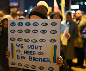 Solidarni z Ukrainą. Wielki wiec w Gdańsku