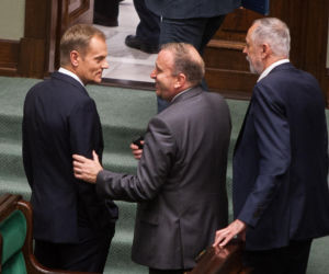Donald Tusk i Grzegorz Schetyna
