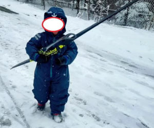 Justyna Kowalczyk i syn