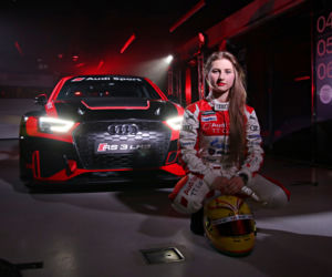 Gosia Rdest w Audi RS3 LMS