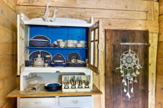 Wnętrze łemkowskiej chaty