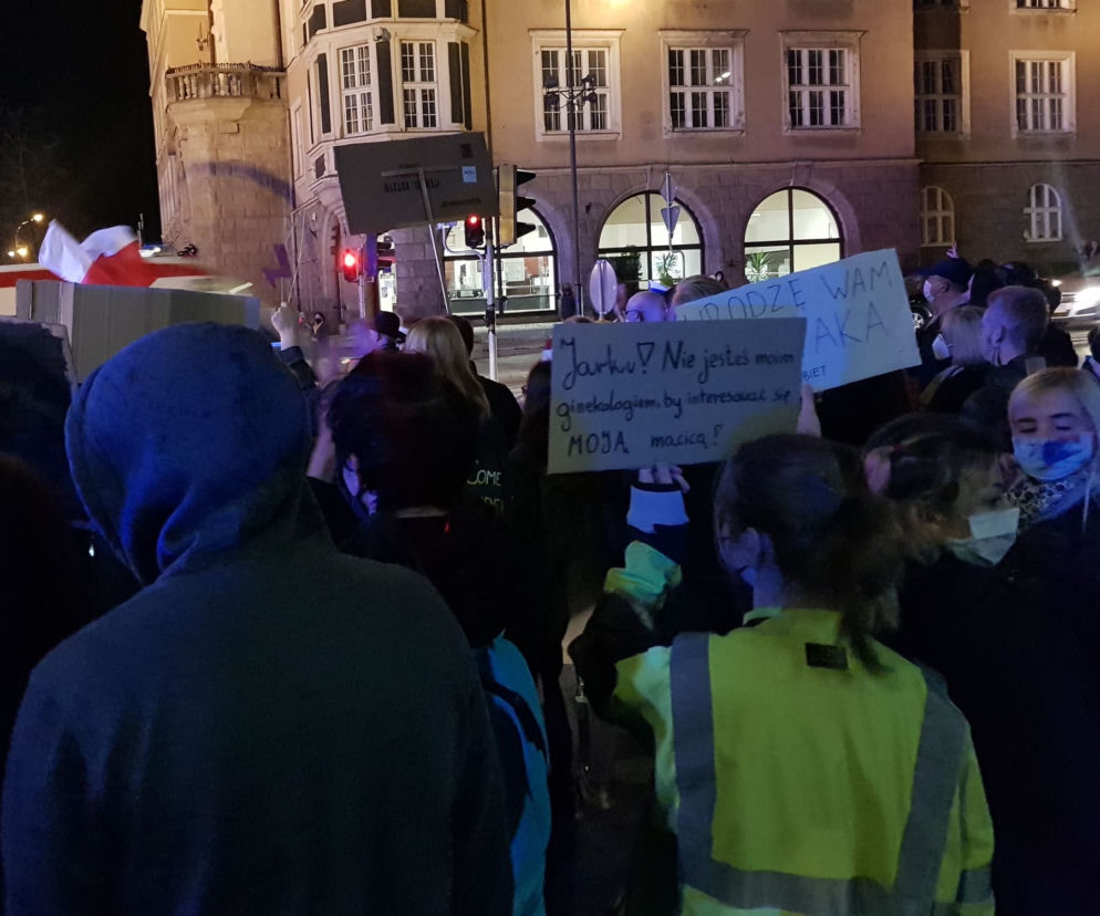 Protesty kobiet w Olsztynie