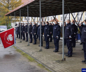 Nowi policjanci na Warmii i Mazurach. Ślubowało 45 funkcjonariuszy [ZDJĘCIA]