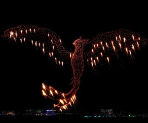 Ras Al Khaimah z nowym rekordem Guinnessa! Takim pokazem fajerwerków i dronów powitali nowy rok [ZDJĘCIA]