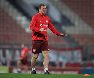 Jan Urban na meczu Malta - Polska