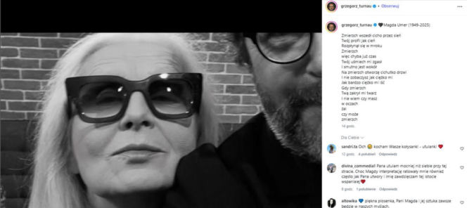 Magda Umer żegnana przez świat artystyczny