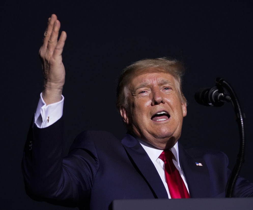 Trump chwali się poparciem