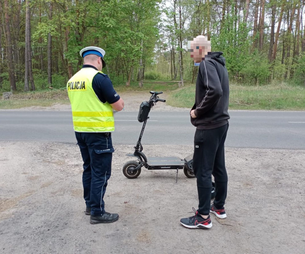 hulajnoga policja 