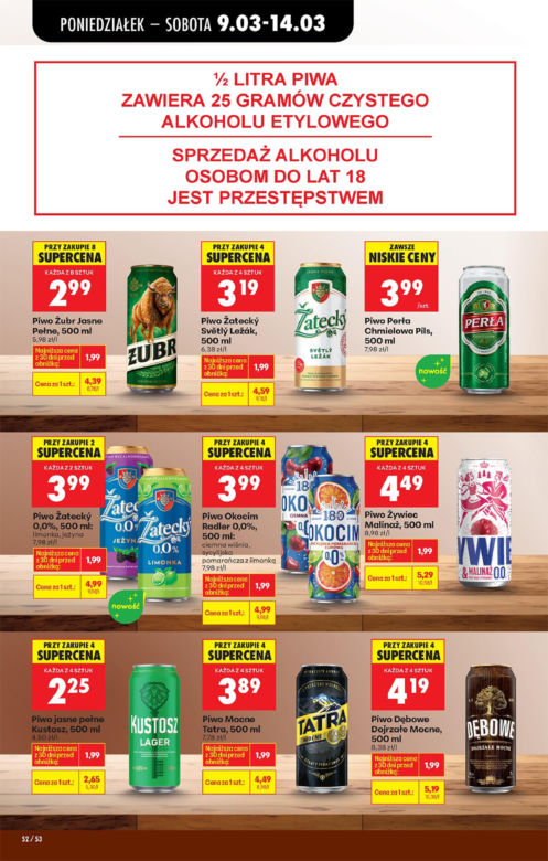 Biedronka - gazetka promocyjna 9.03.2026