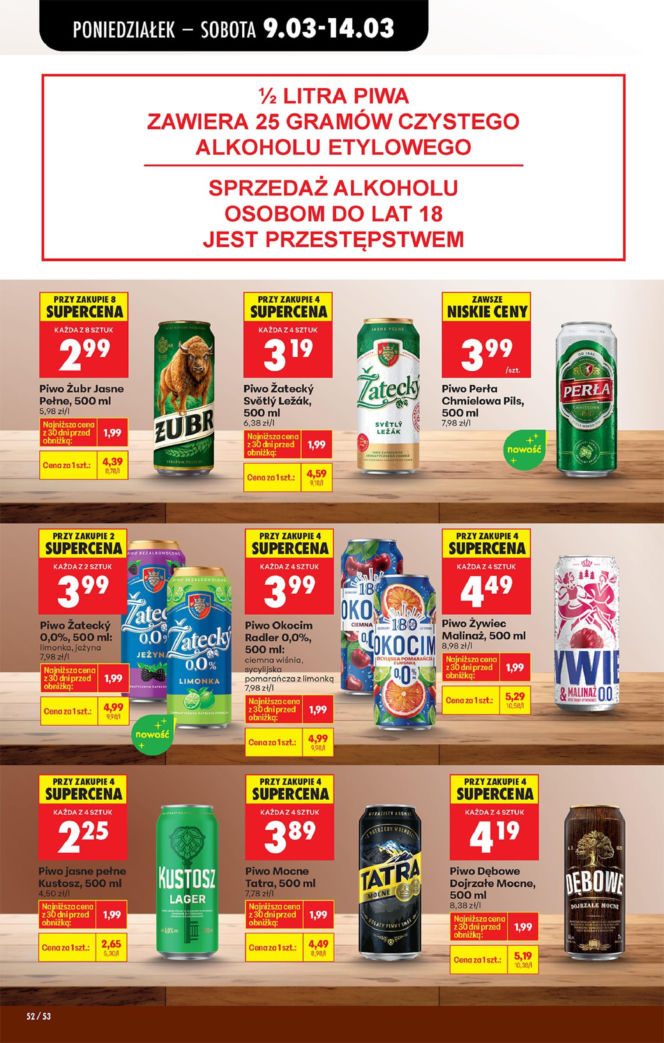 Biedronka - gazetka promocyjna 9.03.2026