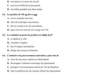 Matura francuski podstawowy 5