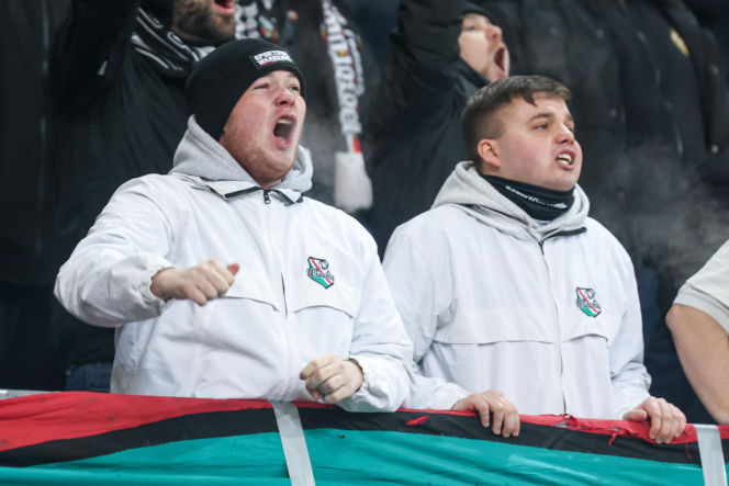 Piast Gliwice - Legia Warszawa, zdjęcia kibiców i zawodników z meczu 18. kolejki PKO BP Ekstraklasy