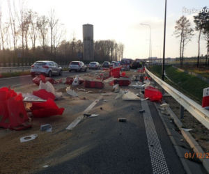 Alfa Romeo na dachu. Do tego prowadzi nadmierna prędkość
