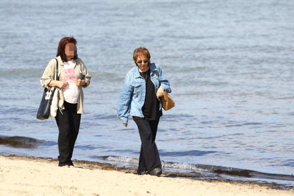 Izabela Trojanowska elegancka nawet na plaży