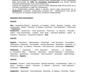 Wrocław wszystkich świętych. Organizacja ruchu i zmiany w komunikacji miejskiej  