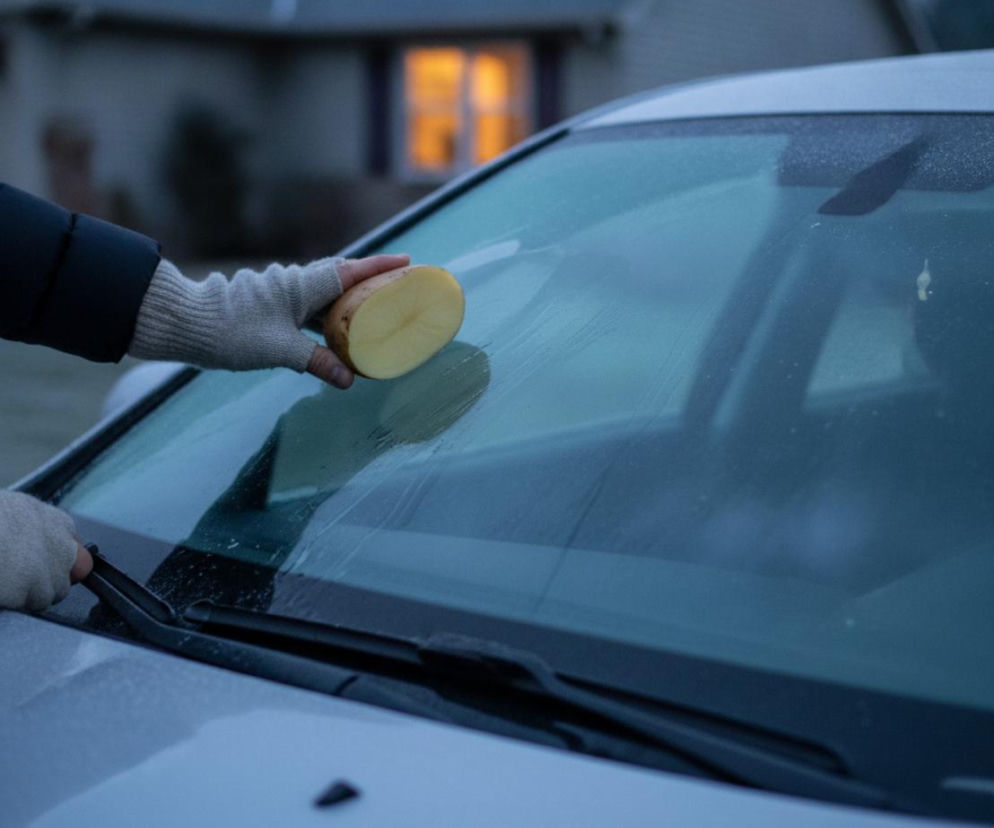 Przecieram tym szybę w aucie, kiedy temperatura spada poniżej zera. Po szronie nie ma śladu