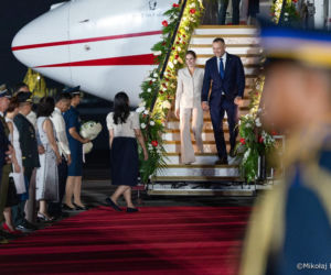 Karol i Marta Nawroccy już na Filipinach. Tak zaczęła się historyczna wizyta