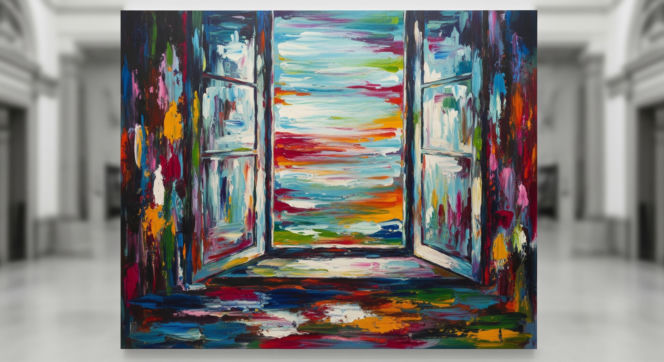 Okna na światy DA.SKIE. Co ukrywa artysta w swoich abstrakcyjnych wizjach?