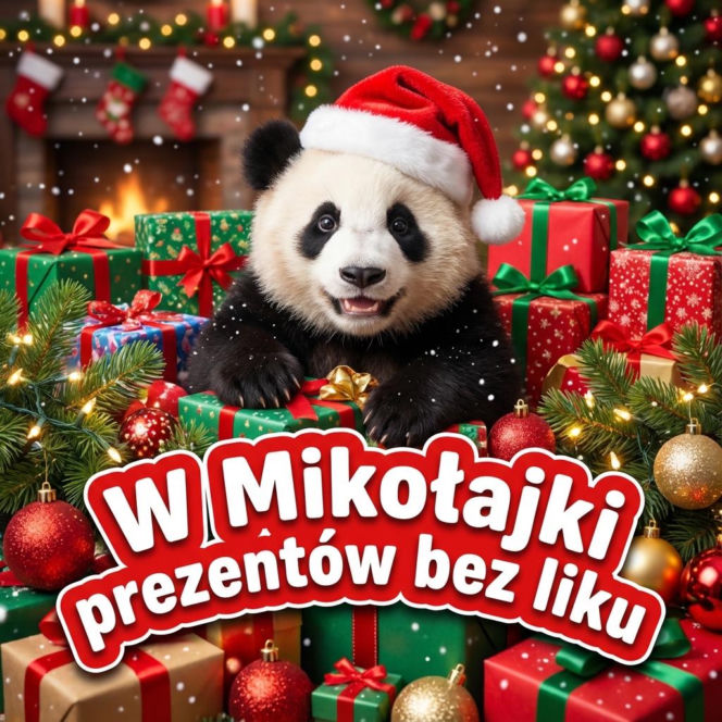 Kartka z życzeniami na Mikołajki