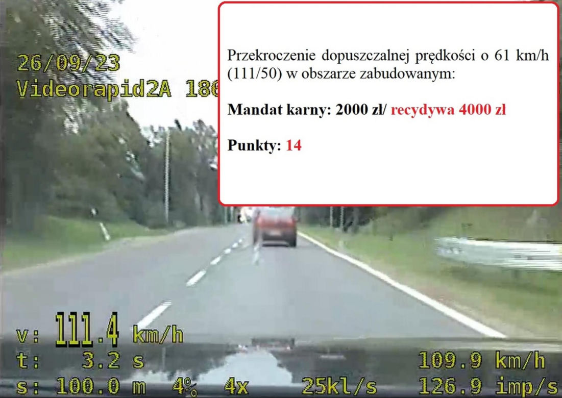 Pruł starym renault przez miasto. 265 pkt karnych i dwie kolizje