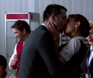 Hotel 52 sezon 7 odcinek 91. Tomasz (Filip Bobek), Sara (Klaudia Halejcio)