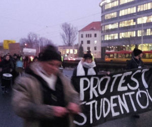 Protest studentów i studentek we Wrocławiu