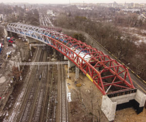 Trwa budowa wiaduktu przy ul. Strzegomskiej i Robotniczej we Wrocławiu