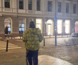 Grafficiarz na placu Zbawiciela