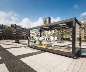 Goethe Institut Pop Up Pavillon na placu Nowy Targ