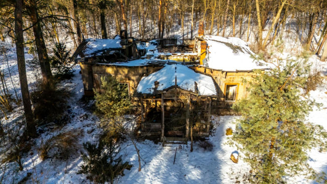 Ruiny domu Wedla w Otwocku