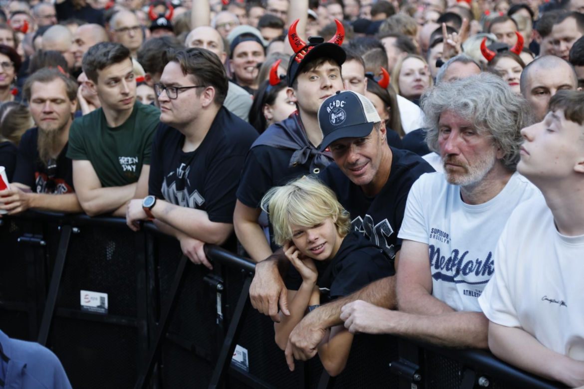 Koncert AC/DC w Warszawie (4.07.2025) - część druga. Organizatorem koncertu jest Live Nation