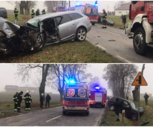 Radzikowo. Chciał sprawdzić, czy może wyprzedzać. Spowodował FATALNY wypadek! [ZDJĘCIA]