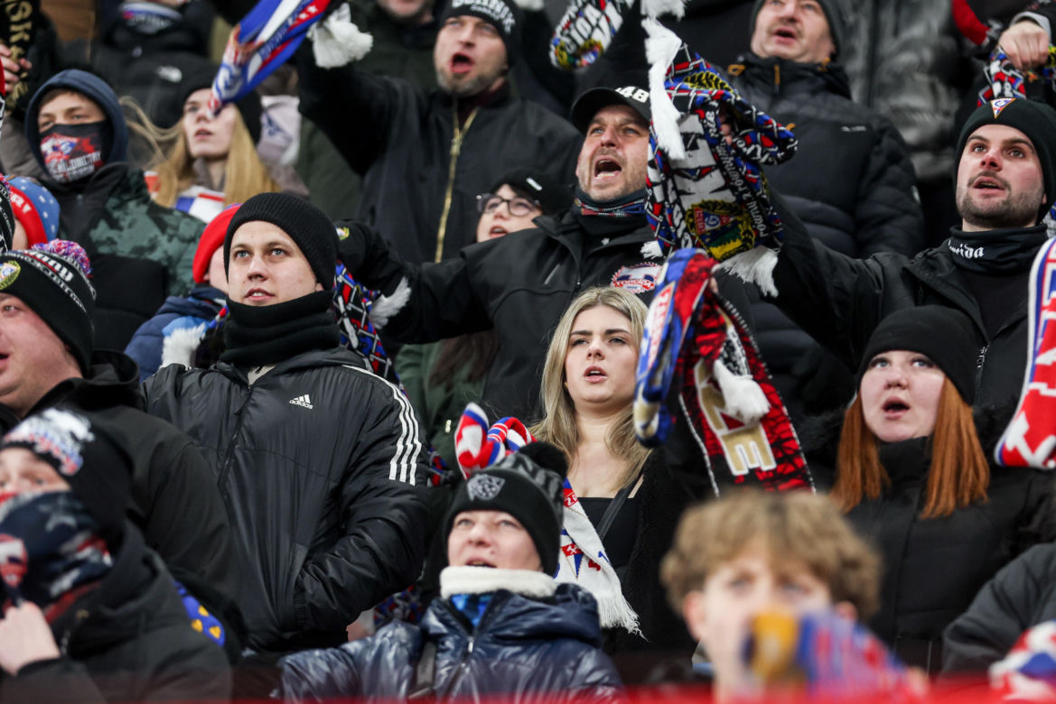 Górnik Zabrze - Pogoń Szczecin: Zdjęcia kibiców z meczu 22. kolejki PKO BP Ekstraklasy