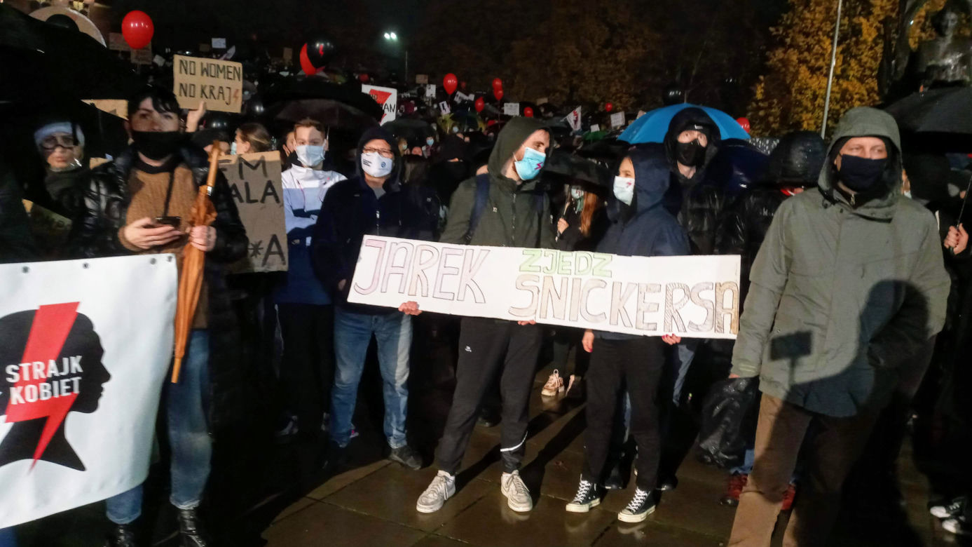 Protest kobiet w Szczecinie - 30.10.2020