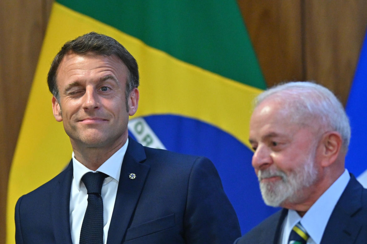 Spotkanie prezydentów Francji i Brazylii