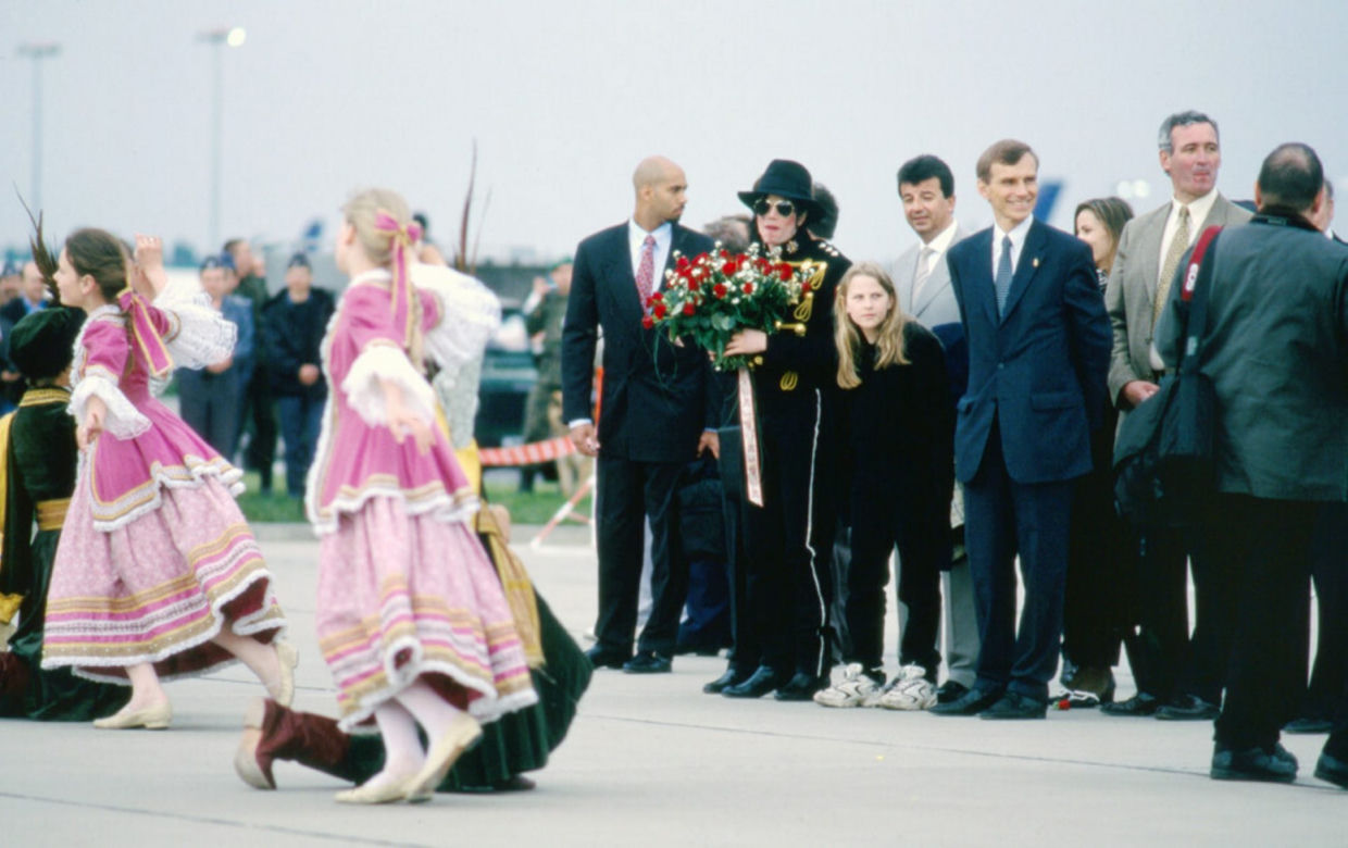 Michael Jackson w Warszawie, 1996r.