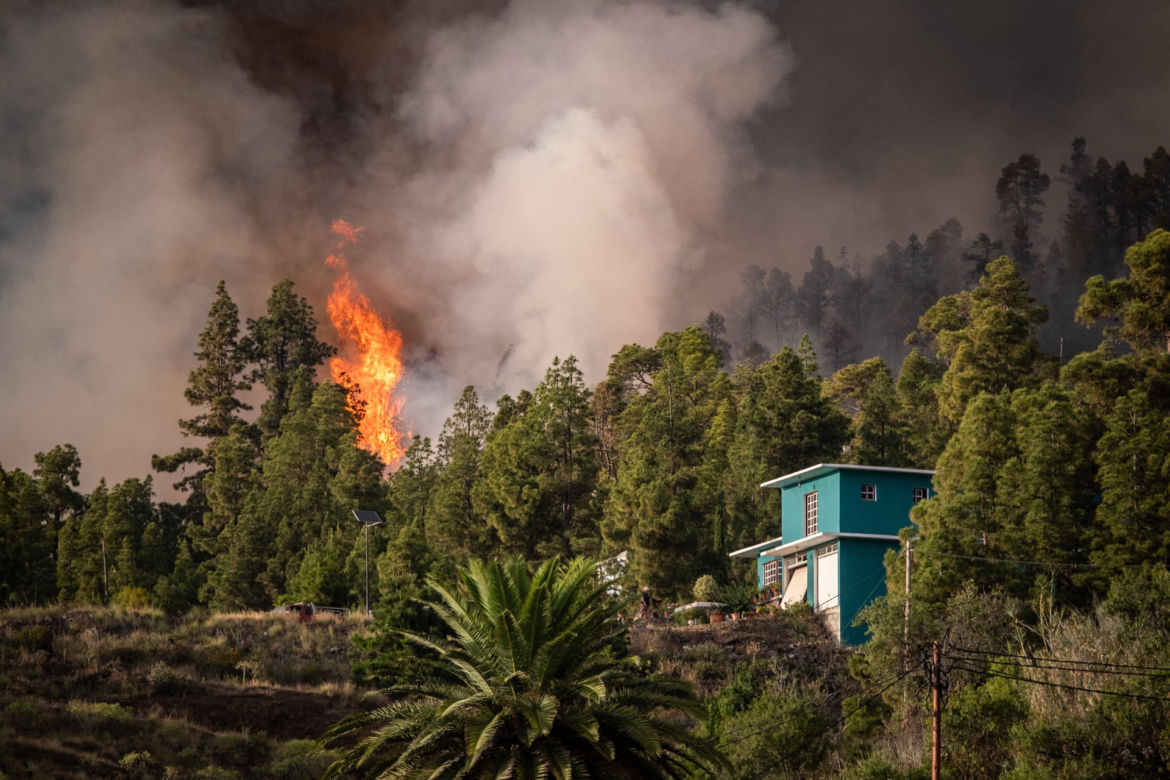 la palma pożar
