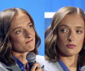 Iga Świątek na konferencji