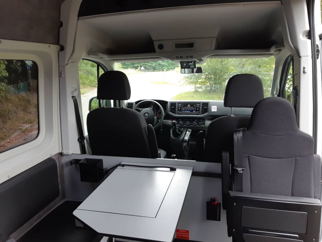 Policyjny Volkswagen Crafter