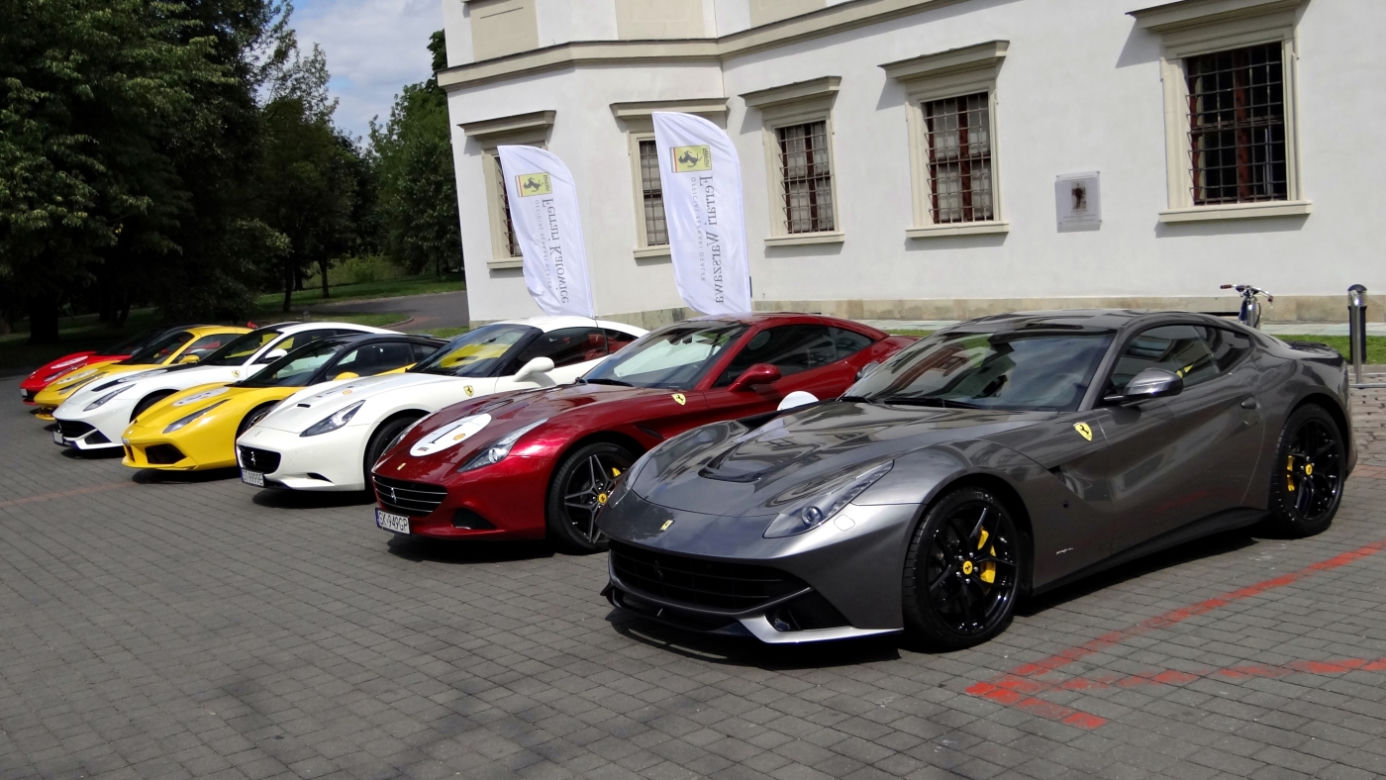 Kawalkada Ferrari przez Polskę 2015