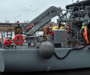 Okręty NATO wpłynęły do szczecińskiego portu