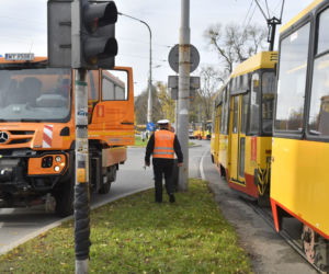 Wypadek tramwajowy przy ul.Elekcyjnej w Warszawie
