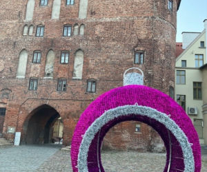 Lidzbark Warmiński. Miasto ozdobiły świąteczne ślimaki Cittaslow Polska [GALERIA]