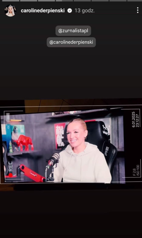 Caroline Derpeinski przyznała się do kłamstwa