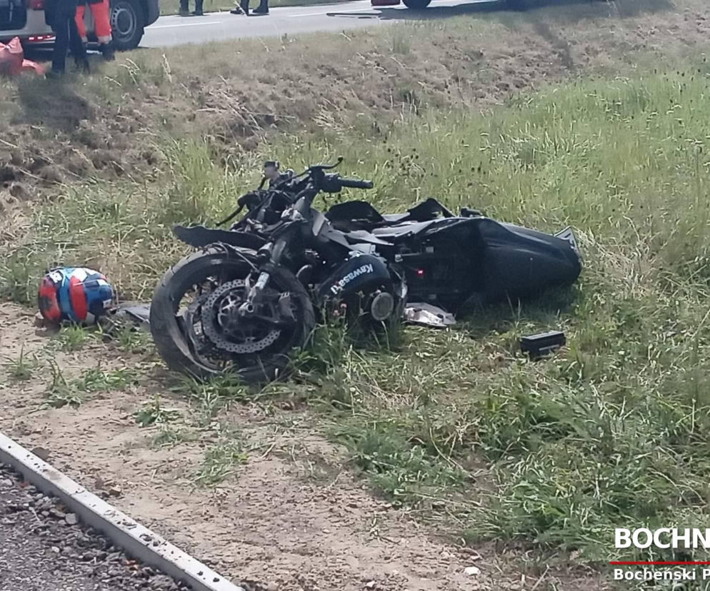 Baczków. Tragedia na drodze wojewódzkiej. Zginął młody motocyklista!